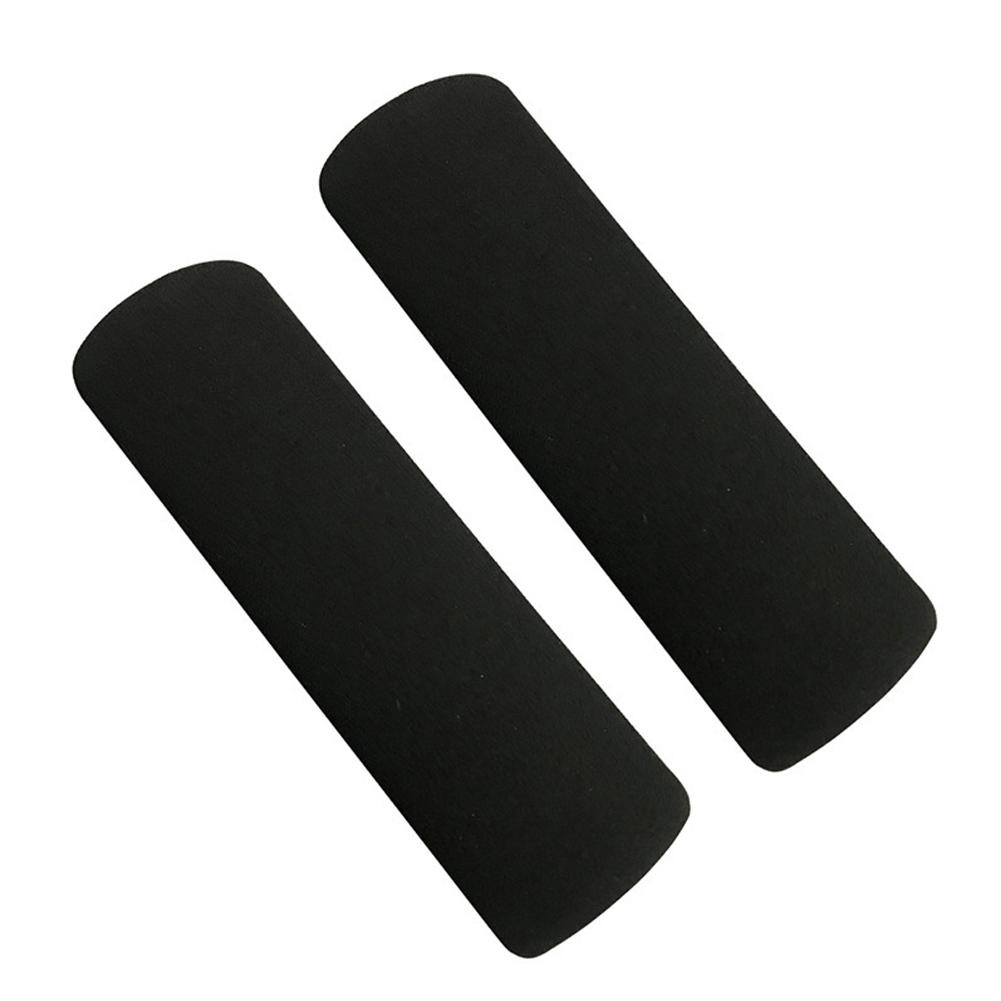 Новые 2 шт. Черные мотоциклетные накладки на ручки, нескользящие, из пеноматериала, антивибрационные, комфортные накладки на ручки руля для мотоциклетных аксессуаров BMW