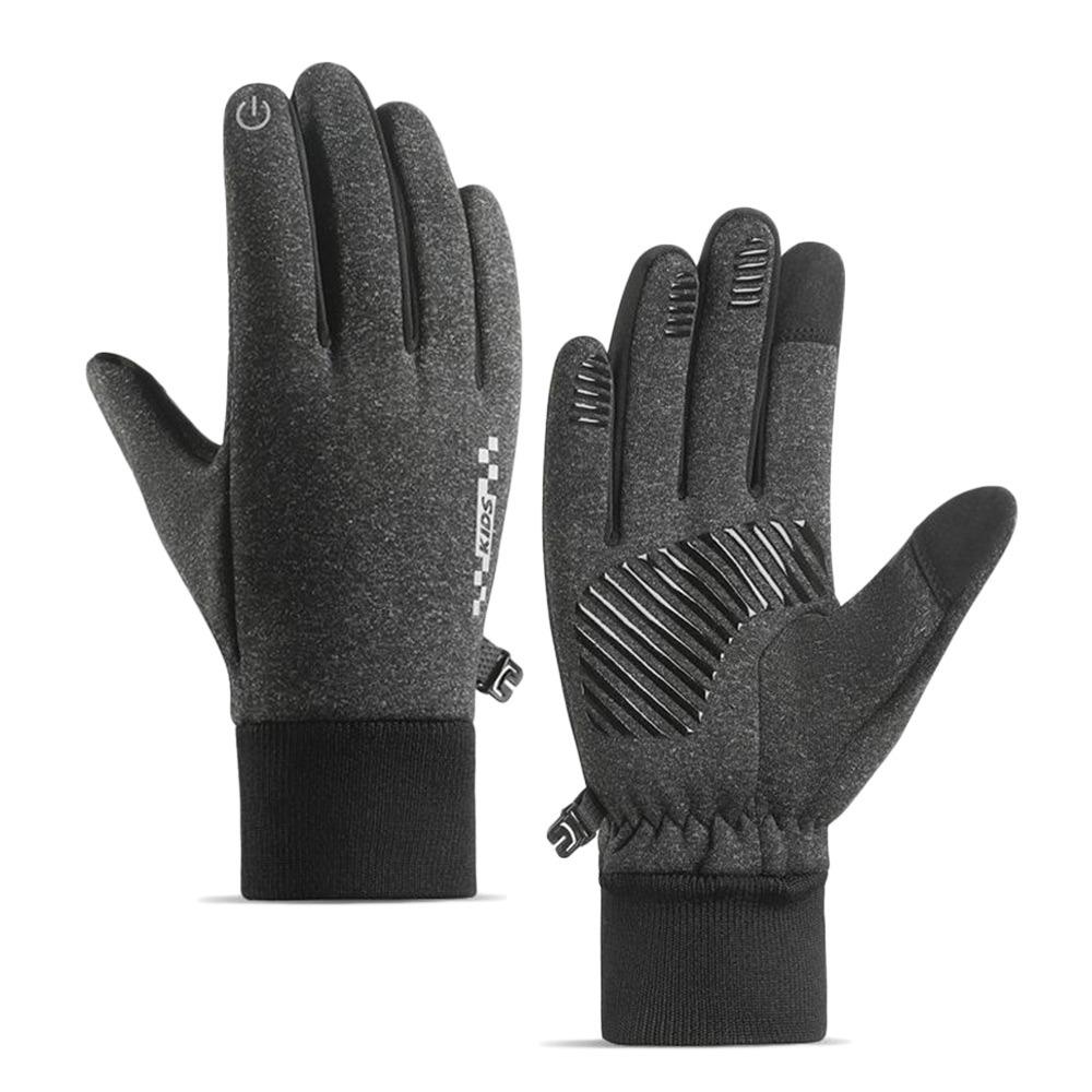Non-slip Kids Winter Gloves Full-finger Children Bicycle Gloves for Boys Girls