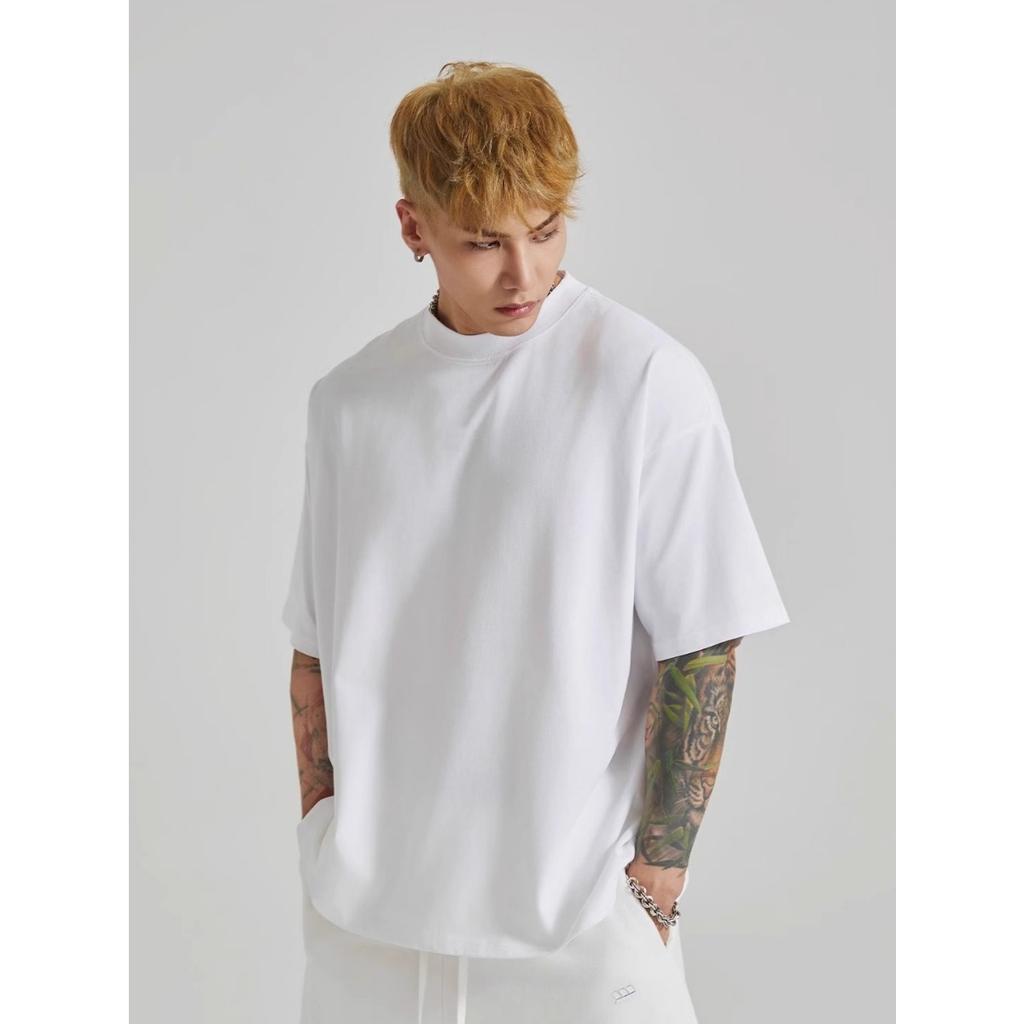 Унисекс Мягкая Дышащая Свободная Повседневная Футболка - Круглый Вырез, Короткий Рукав, Машинная Стирка Летняя Одежда для Отдыха на Пляже, Моющаяся Классический Универсальный Стиль