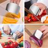 Защита для пальцев, сверхмощная нарезка кубиками из нержавеющей стали, нарезка овощей, чтобы не повредить защиту для пальцев, безопасный инструмент для нарезки, кухонные принадлежности