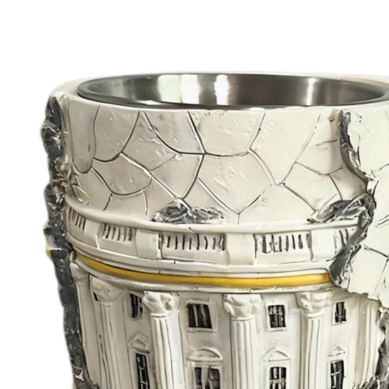 Кружка для сноса 3D Экскаватор Кофейная чашка с ручкой-манипулятором Искусство с текстурой сломанной поверхности Уникальный подарок для инженеров Строителей Крутой Декор для стола