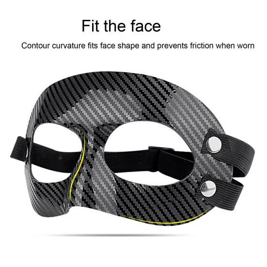 Спортивная защита для лица Регулируемая лента Дышащая ПВХ Баскетбол Футбол Софтбол Тренировка Сломанная защита для носа Мужчины Женщины Защитная маска для лица