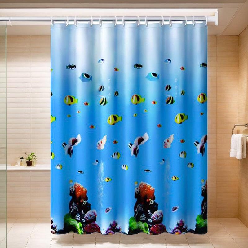 LIEI Anti-Mildew Waterproof Shower Curtain