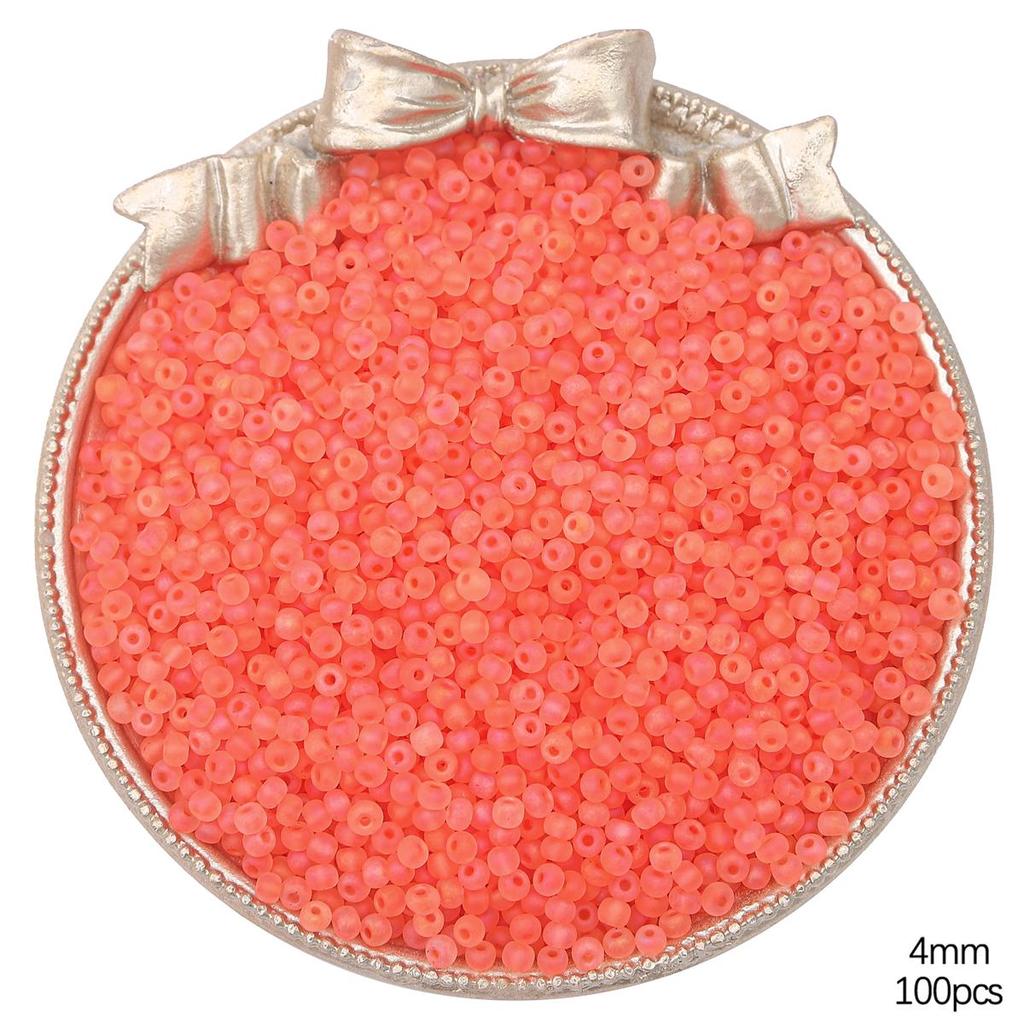 Высококачественные матовые стеклянные бусины-бисер разных цветов для изготовления украшений своими руками