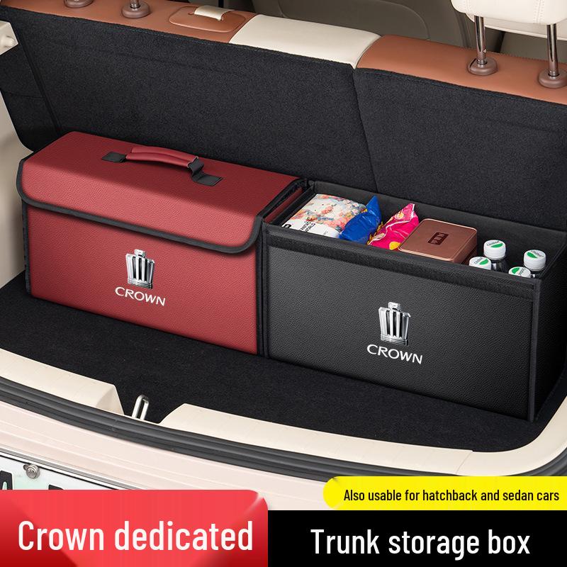 Foldable Car Trunk Organizer for Toyota Crown, Land Cruiser, Vellfire