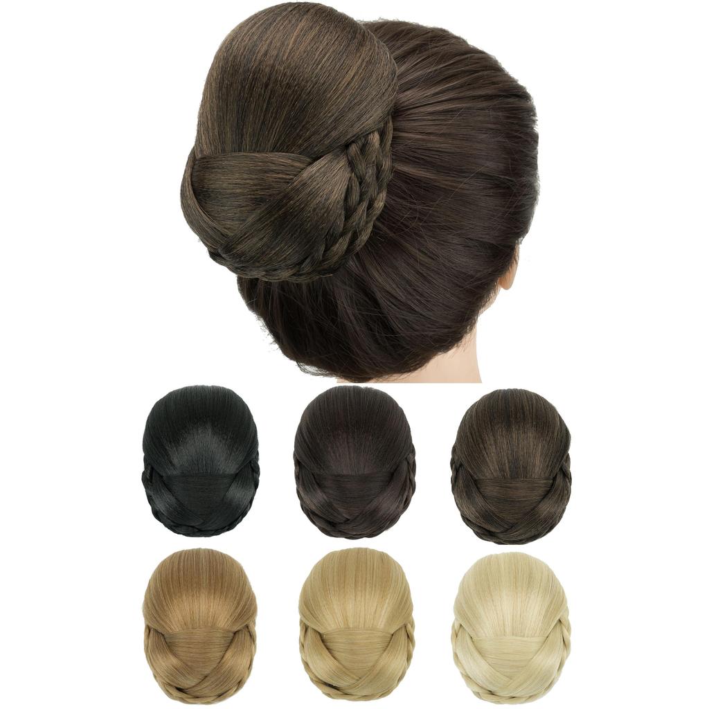 Плетеный шиньон для танцовщицы, чехол для волос, пончик, бигуди, резинки для волос, булочка, заколки для парика, прическа, головной убор для женщин