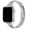 Семирядный браслет из нержавеющей стали с тонкой талией для моделей Apple Watch 9-5, Ultra 2