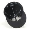 New Era MLB 59FIFTY LA 7 LOSDOD Black Pre-Curved Cap, Black/Black, 1/2 inch, PC5950,