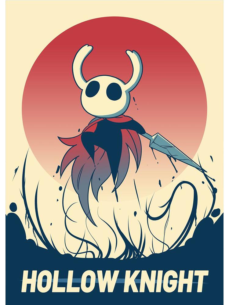 Videogame Hollow Knight Posters Prints Canvas Painting Anime Game Wall Picture For Modern Kids Room Home Decoration