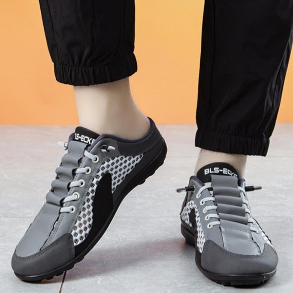 Летние мужские полутапочки, модная новая повседневная обувь, легкие прогулочные туфли на плоской подошве для мужчин, нескользящие кроссовки, горячая распродажа, мужская обувь Zapatos Hombre