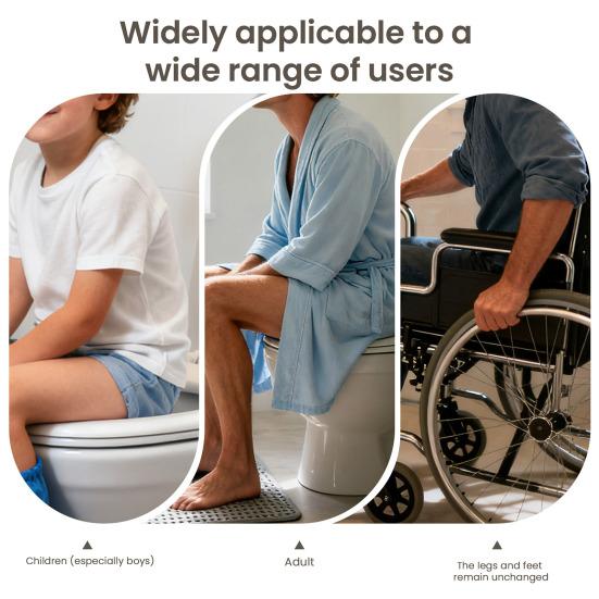 Защитный щиток от брызг для унитаза для мужчин и мальчиков, универсальный дефлектор для мочи с прочными присосками, многоразовый ПВХ-экран для сиденья унитаза