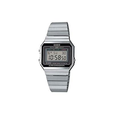 [Casio] CASIO Цифровые часы Серия Vintage A700W-1A Мужские/Женские Серебристый Зарубежная модель [Б/У]