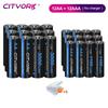 Cityork Аккумуляторная батарея AA + батарея AAA Аккумуляторные батареи 1,2 В AA AAA NIMH NI-MH батарея Низкий саморазряд