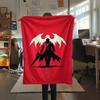 1 шт. Фланелевое одеяло с принтом Devil May Cry, Высококачественное, Для всех сезонов, Декор для дома, Тепло и уют, Идеально для рождественских подарков