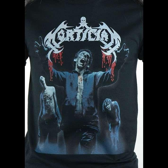 Mortician Band Black T-Shirt Cotton Unisex Short Sleeve S-5XL