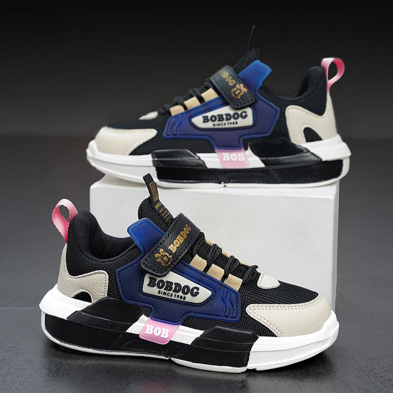 Детская обувь, женская осень 2023, новые детские кроссовки, детские кроссовки среднего и большого размера, обувь с сетчатыми вставками, обувь для мальчиков