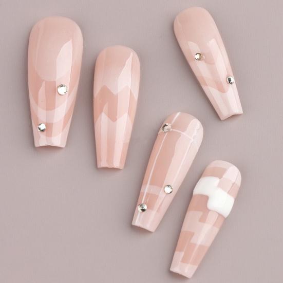 6Pcs Nail Art Stencil Stickers French Line DIY Manicure Tools Stencil Stickers for Creative Wavy Oblique Spray Designs