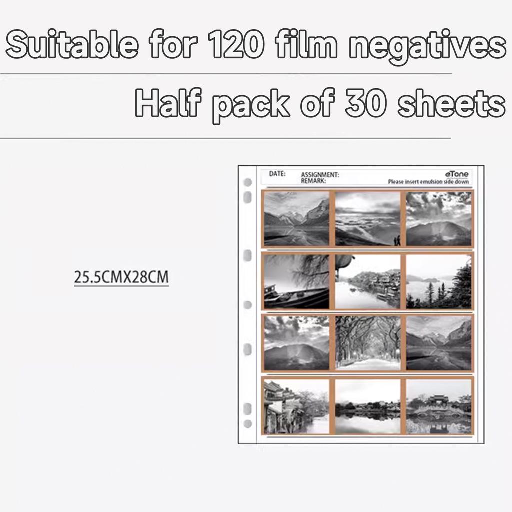 2025 New Negatives Film Storage Box OR Acid-free Film Album 3-Rings Binder Archives Print File Filing Photo Saving Hard Slip Cas