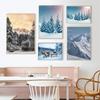 Winter Scenery Rime White Snow Poster Nature Wall Art Canvas Painting Prints Nature Landscape Picture for Living Room Home Decor