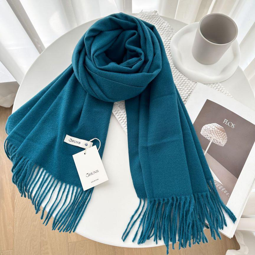 Women's Luxurious Cashmere Scarf Shawl - 250g, Perfect for Autumn & Winter