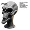 Gothic Party Props 3D Printed Skull Statue, Halloween Creepy Figurine, Table Tabletop Decor Centerpiece, Spooky Ornament for Home Mantel Desk Desktop