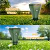Отпугиватель кротов на солнечных батареях, обновление 2024 года, водонепроницаемый отпугиватель сусликов, полевок для газона, сада, двора, отпугиватель крыс, белок, скунсов, кротов, 4 шт. в упаковке