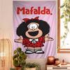 Cartoon MMafalda DIY Wall Tapestry For Living Room Home Dorm Decor Wall Art Decor