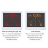 Bathroom Digital Clock Waterproof Temperature & Humidity Meter Thermometer Hygrometer LCD Display