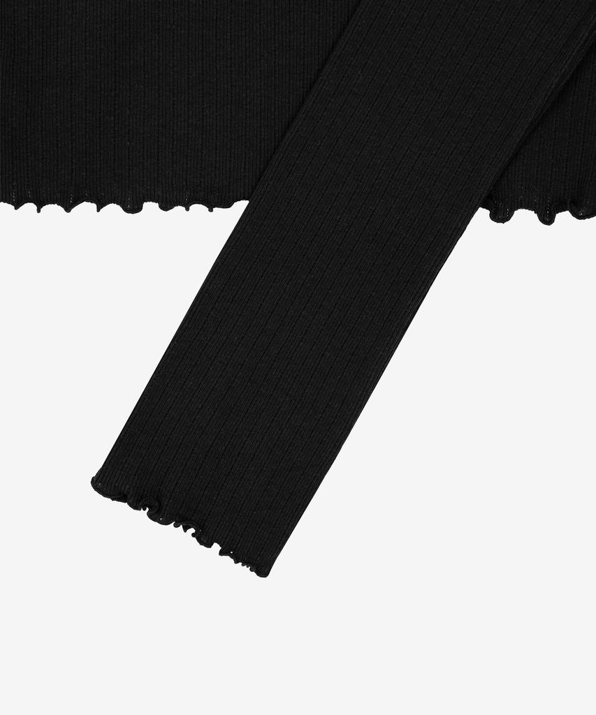 BASIKA Wave Basic Layered T-Shirt (Black)