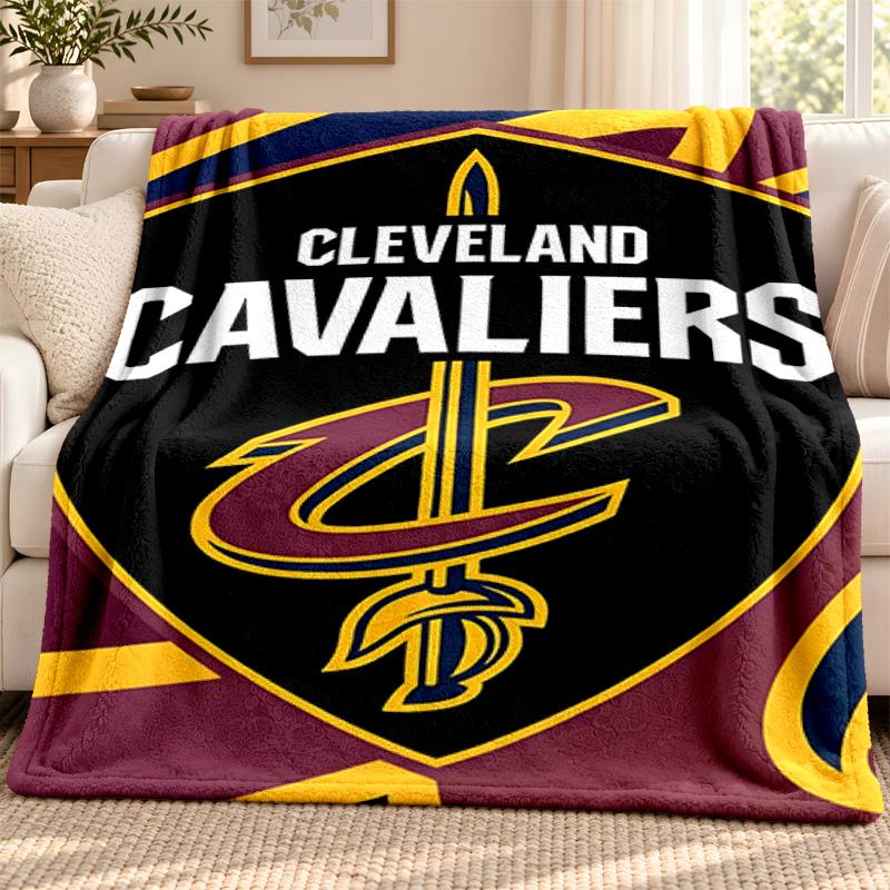 Cleveland Cavaliers blanket Flannel Blanket Soft Cozy Plush Throw for Sofa Bed Lightweight Home Decoration Outdoor camping