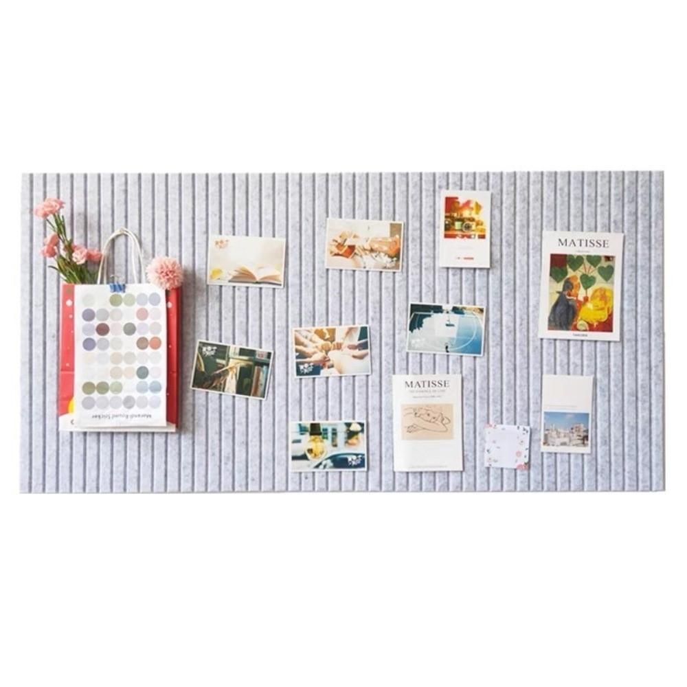 No Drill Felt Wall Stickers Self-Adhesive Felt Bulletin Board Photo Display Board Gallery Wall