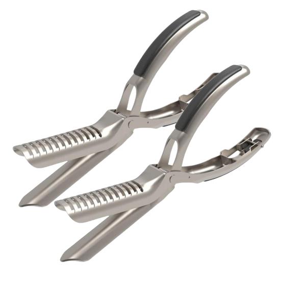 Профессиональный удалитель реберной мембраны Легкий удалитель реберной надкостницы Набор для подготовки ребер для барбекю Инструменты для ребер с изогнутым лезвием из цинкового сплава