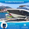 45 фунтов 12 В Лебедка для якоря лодки, Комплект лебедки для якоря лодки для морской воды, Сверхмощные буксировочные лебедки с беспроводным пультом управления