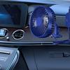 USB-вентилятор охлаждения автомобиля 12 В 24 В универсальный присоска крепление 3 скорости регулируемая циркуляция воздуха для
