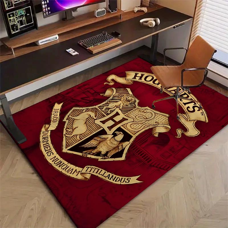 1pc Hogwarts8 Design Printed Area Rug Carpet for Bedroom Living Room Home Decor Rugs Mat Non Slip Mat Rug for Bedside