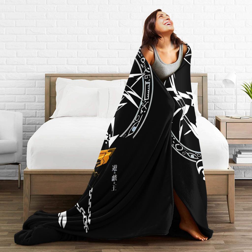 Yu-Gi-Oh! Velvet Throw Blanket Japanese Anime Manga Aesthetic Blanket for Bed Travel Soft Quilt,