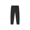 Fila Solid Color Cuffed Casual Elastic Waist Knitted Sports Pants Women Bottoms Black F11W348616F-BK