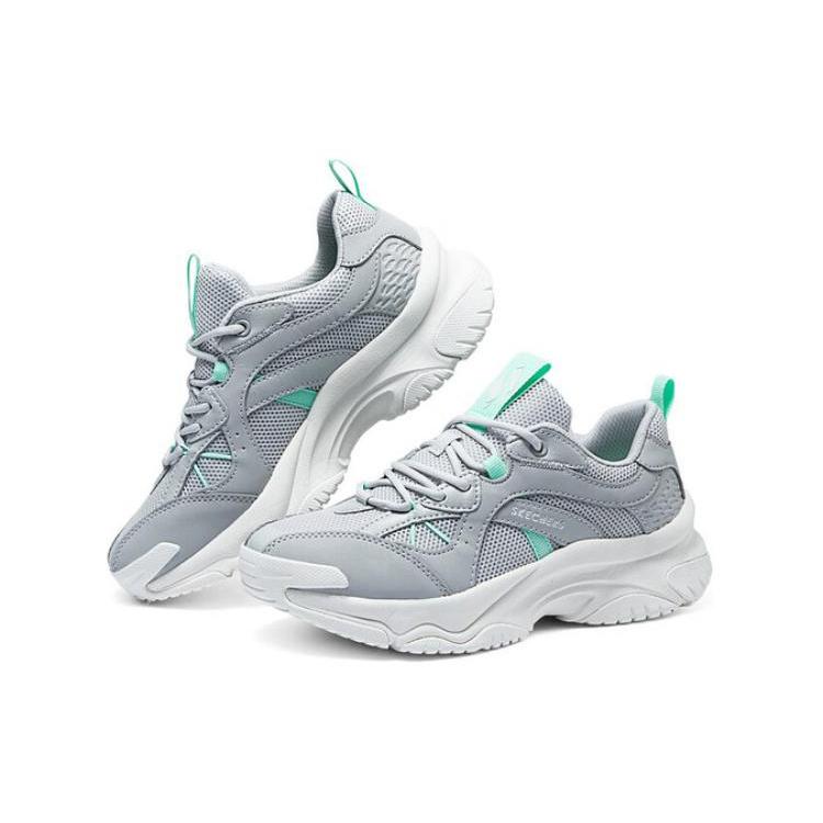 Skechers Низкие повседневные туфли женские серые 177591-GYAQ