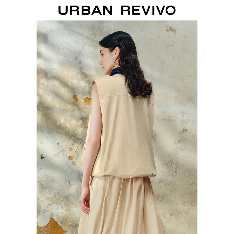 UR 2025 Women's Zipper Loose-Fit Sleeveless Vest