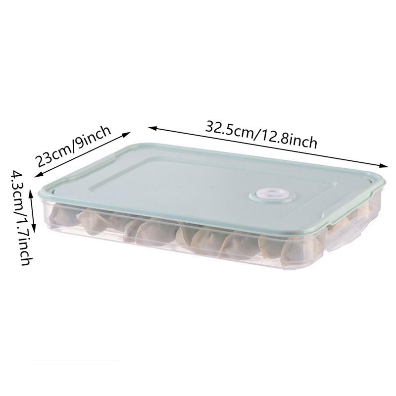 Кухонный органайзер, коробка для пельменей, контейнер для хранения продуктов, холодильник, коробка для хранения свежести, многослойная прозрачная коробка для пельменей