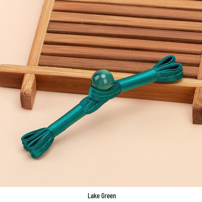 Hengmeihe Hand-Woven Cheongsam Retro Swallowtail Spiral Tang Suit Hanfu Buttons