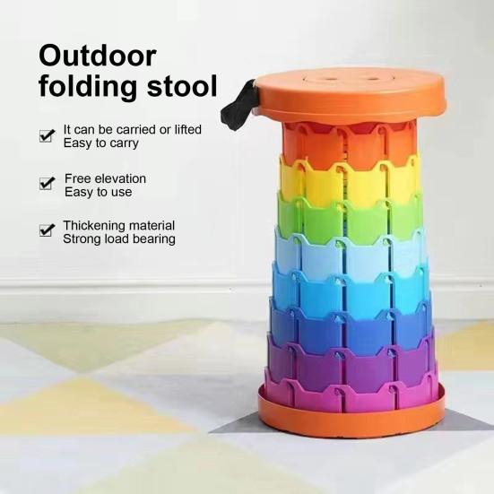 Складной стул, выдвижной, максимальная грузоподъемность, портативный замок с пряжкой, устойчивый, телескопический, для сада, рыбалки, пешего туризма, барбекю, искусства, студента