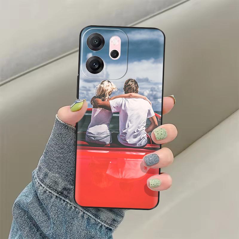 Для OPPO Reno14 F Чехол CPH2743 Мягкая Силиконовая Крышка Милый Кот Нарисованная Защита Fundas Для OPPO Reno 14F Reno14F Задняя Крышка Сумки