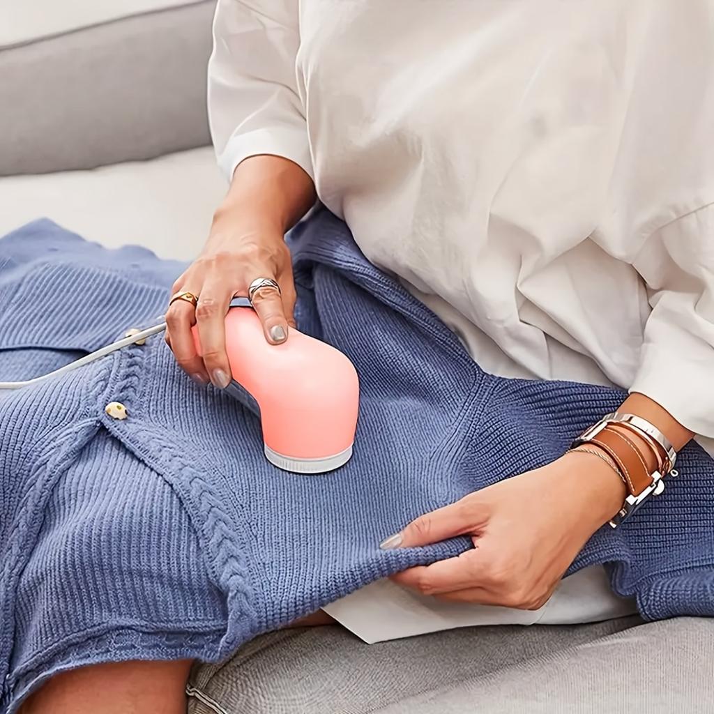 USB-триммер для одежды, скребок для удаления комков шерсти с одежды, высокая мощность, быстрое удаление комков шерсти с одежды, симпатичная и компактная форма