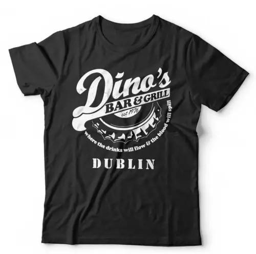 Dinos Bar And Grill Unisex TShirt S-5XL Thin Lizzy Music Lynott.webp