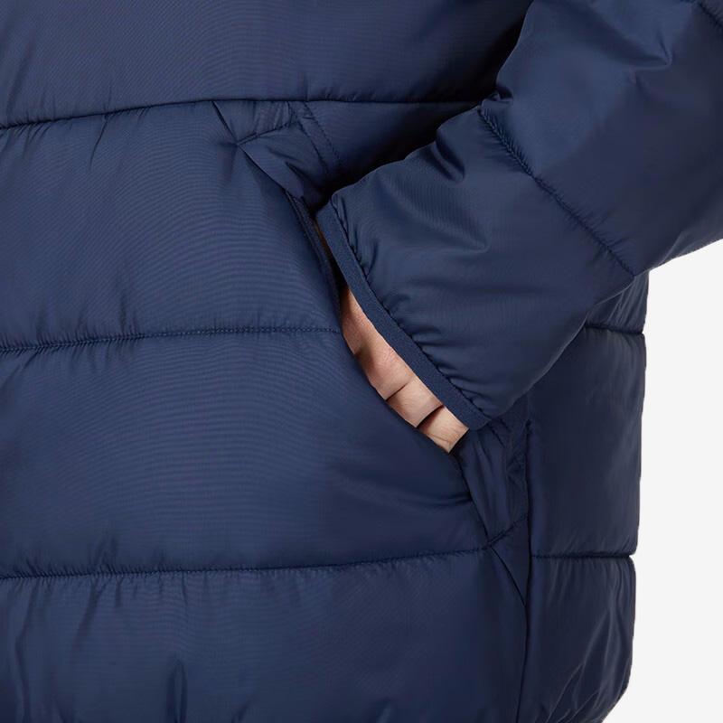 Nike Повседневная ветрозащитная теплая однотонная хлопковая куртка с капюшоном мужская куртка синего цвета DJ6311-451