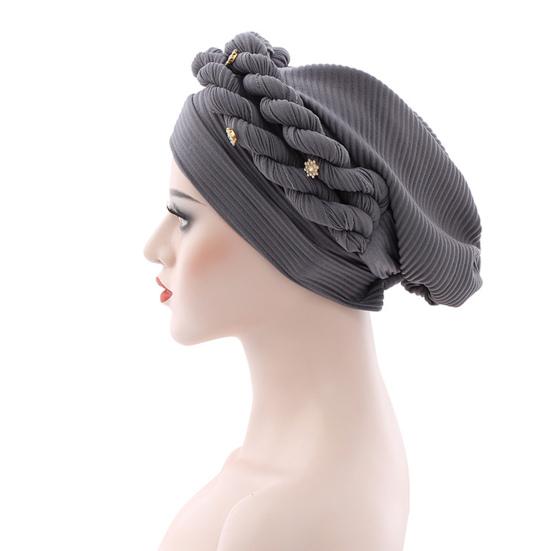 Simple All Match Accessory Hat Lightweight Twist Headwrap for Party EMA