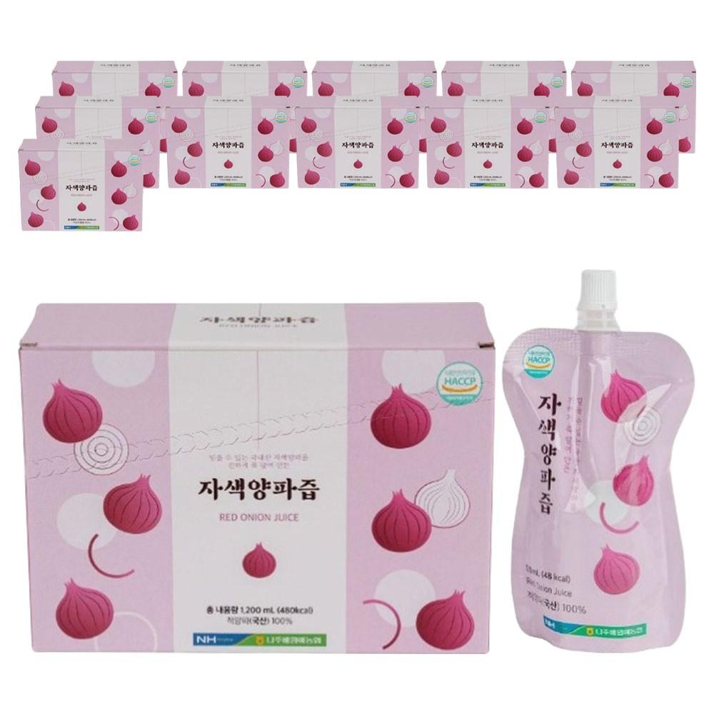 Naju Pear Horticultural Cooperative Purple Onion Juice Grown in Red Soil Fields 10p 12 pcs 1.2L