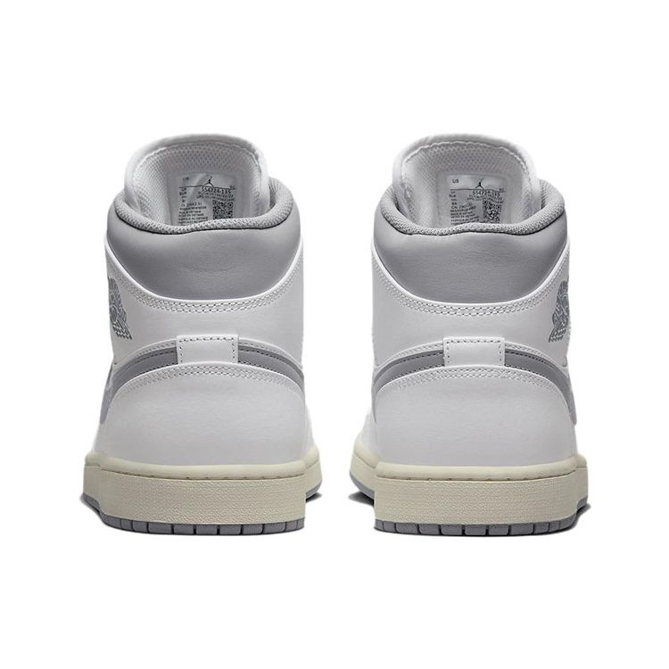 Air Jordan 1 Mid Neutral Grey Мужские кроссовки White Stealth 554724-135