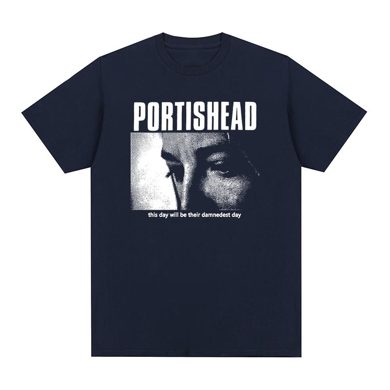 Винтажная футболка Portishead, даунтемпо, трип-хоп, Dummy Bang Gang, Massive Attack, хлопковая мужская футболка, новая футболка, женская футболка.